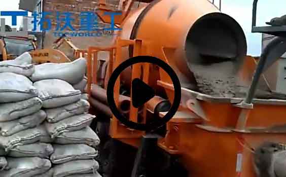 混凝土攪拌泵 拓沃重工廣西南寧 超越距離泵送